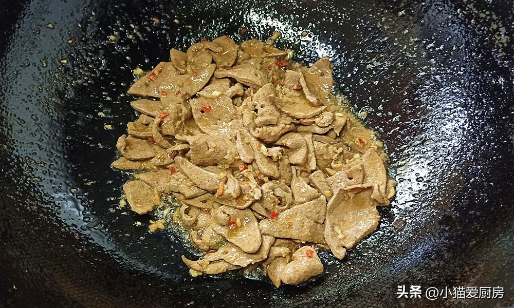 图片[11]-【小炒香菜猪肝】做法步骤图 上桌就是大硬菜 真香-起舞食谱网