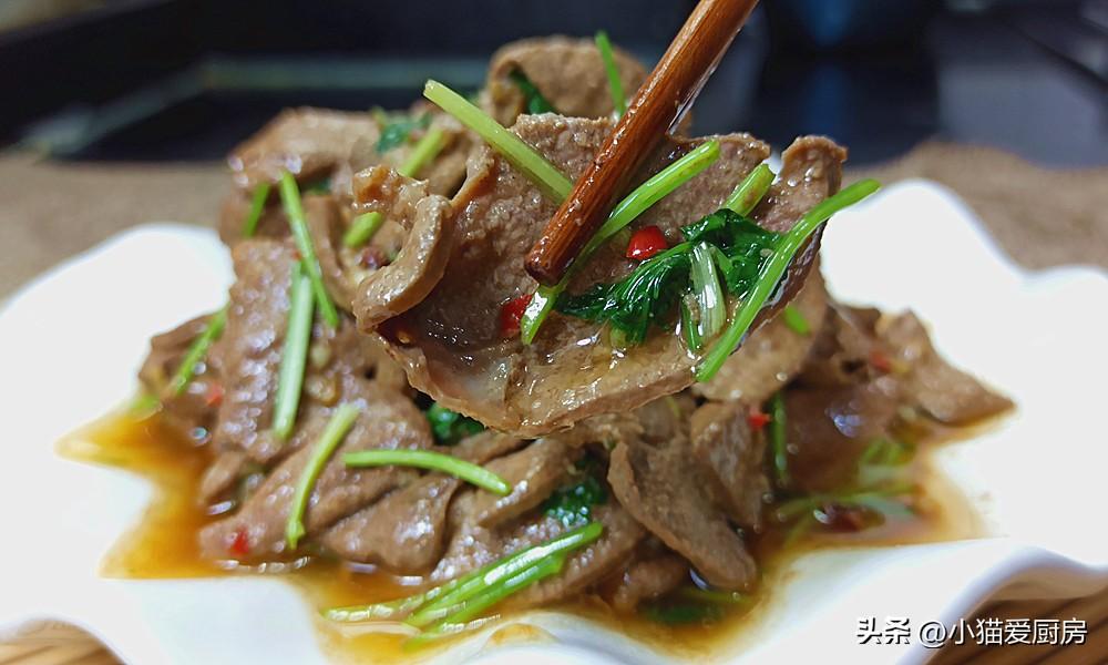 图片[13]-【小炒香菜猪肝】做法步骤图 上桌就是大硬菜 真香-起舞食谱网