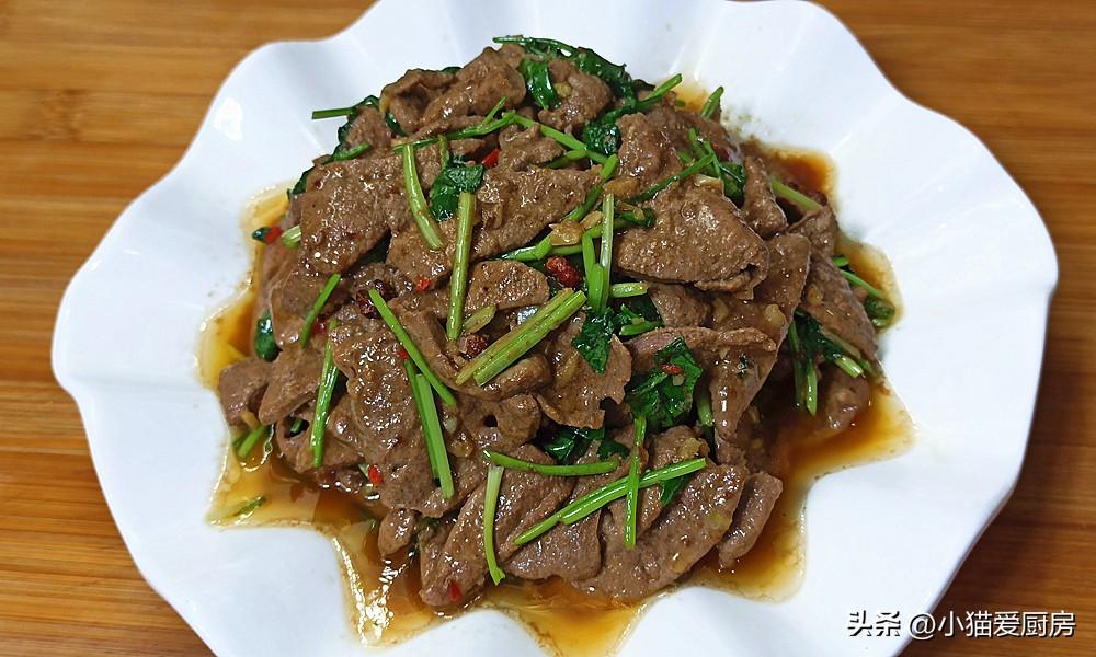 图片[2]-【小炒香菜猪肝】做法步骤图 上桌就是大硬菜 真香-起舞食谱网