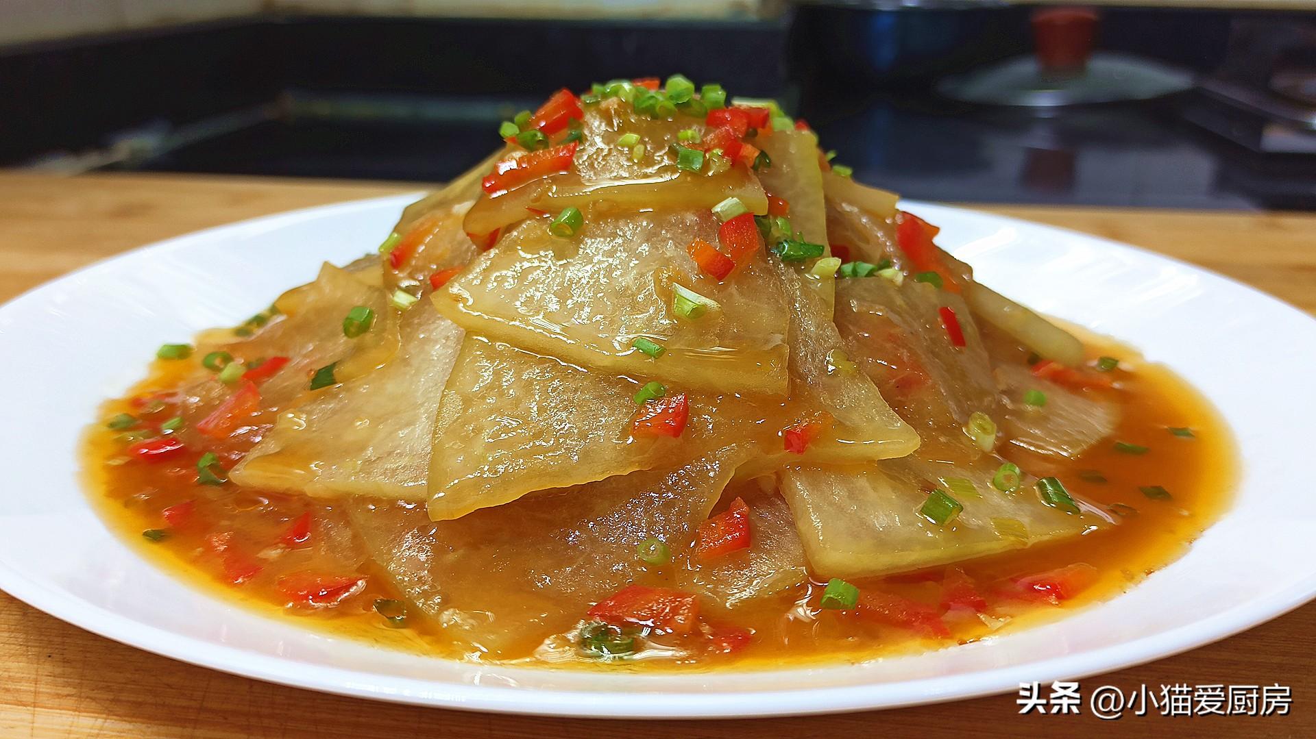 图片[3]-【小炒冬瓜】做法步骤图 味道清淡 一点不油腻-起舞食谱网