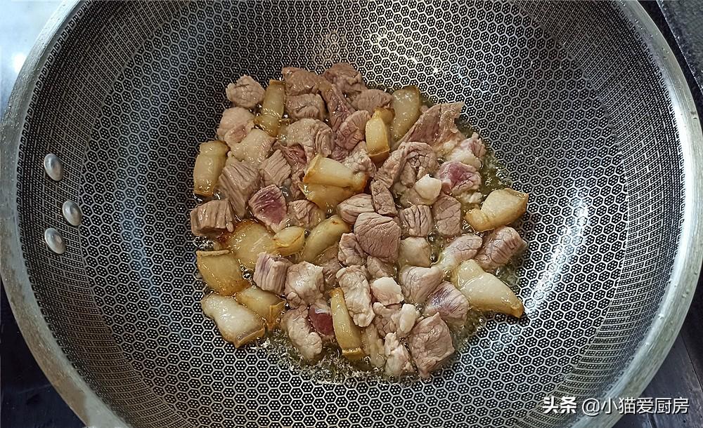 图片[8]-【白萝卜烧肉】做法步骤图 制作简单 成菜鲜甜入味开胃好吃老-起舞食谱网