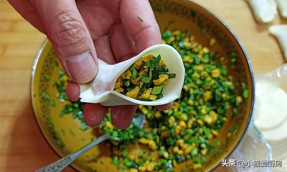 图片[10]-韭菜鸡蛋馅料这么做 翠绿不出水 包饺子包子做馅饼都好吃-起舞食谱网