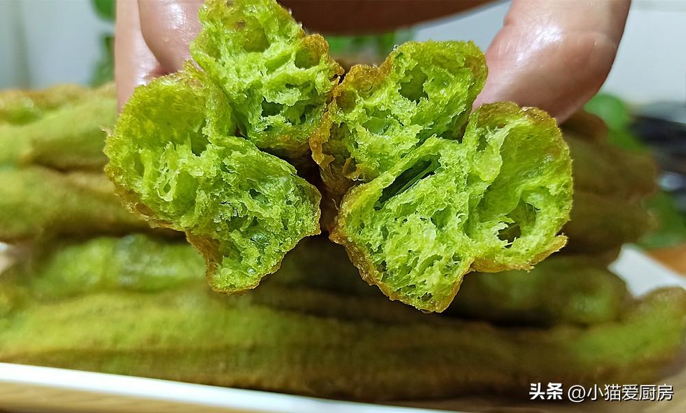 图片[15]-【菠菜油条】做法步骤图 好看又好吃-起舞食谱网