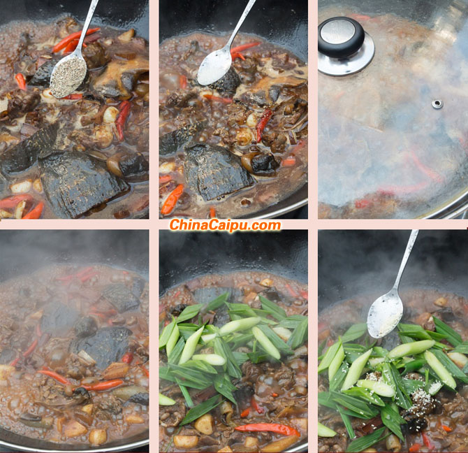图片[6]-蒜香腊味甲鱼-起舞食谱网