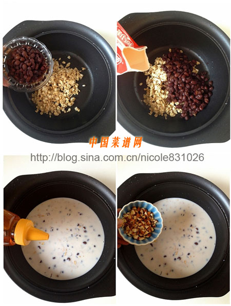 图片[4]-奶香红豆燕麦粥的做法 奶香红豆燕麦粥怎么做-起舞食谱网