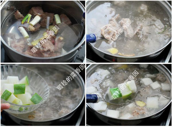 图片[4]-带皮冬瓜排骨汤的做法,带皮冬瓜排骨汤怎么做-起舞食谱网
