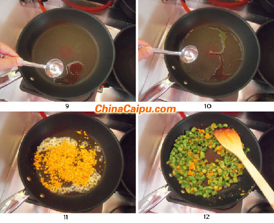 咸蛋黄豆角