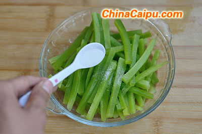 椒油脆莴苣