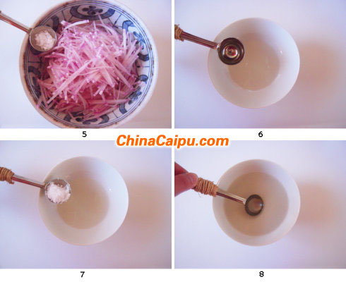图片[3]-糖醋紫芯白萝卜-起舞食谱网