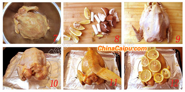 迷迭香柠檬烤鸡（2）
