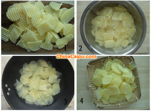 图片[2]-自制酥脆薯片-起舞食谱网