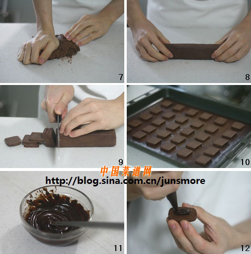 图片[3]-巧克力夹心饼干-起舞食谱网