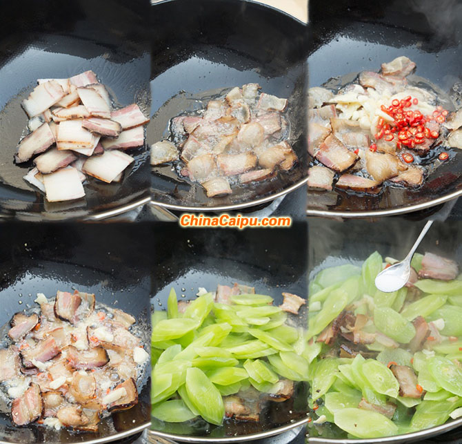 图片[3]-干锅腊肉莴笋-起舞食谱网