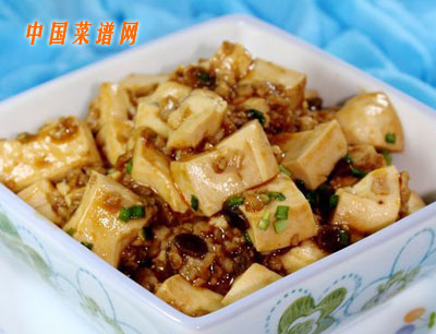 香菇炸酱肉末豆腐
