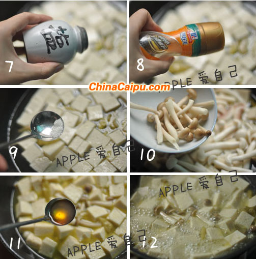 泡椒菌菇豆腐煲