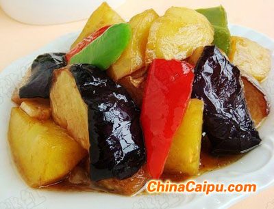 东北家常菜―地三鲜-起舞食谱网